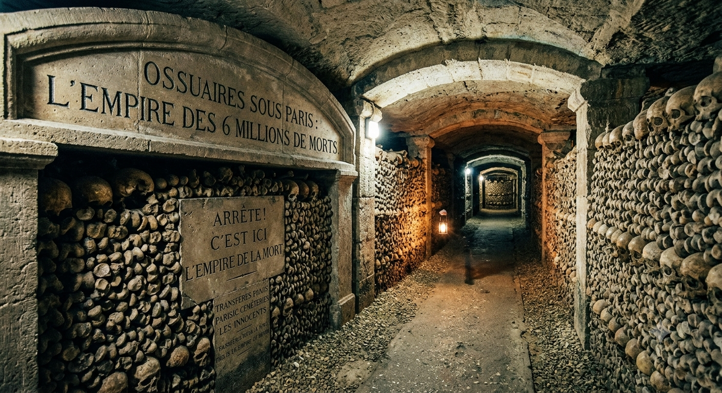 Ossuaires sous Paris : L’Empire des 6 Millions de Morts