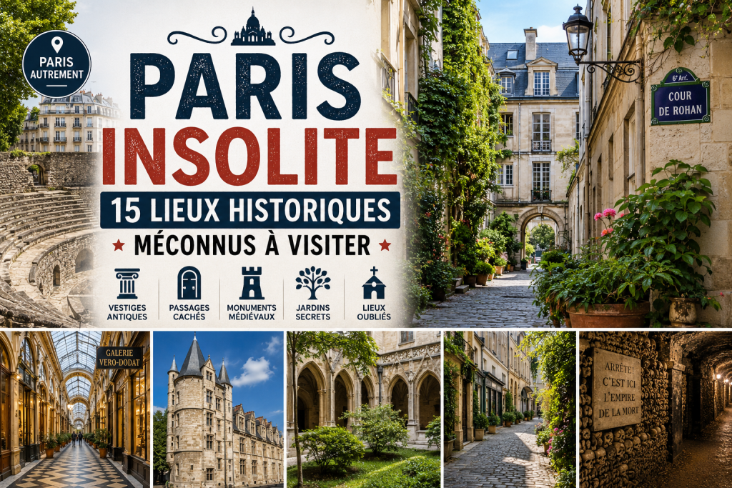Paris insolite : 15 lieux historiques méconnus à visiter cet été